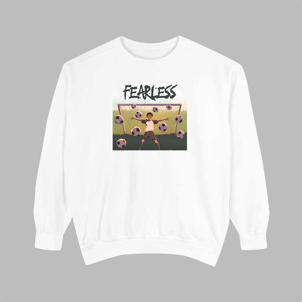 'Fearless' Ethan Sweatshirt White