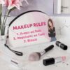Lucy's 'Makeup Rules' Makeup Bag in use