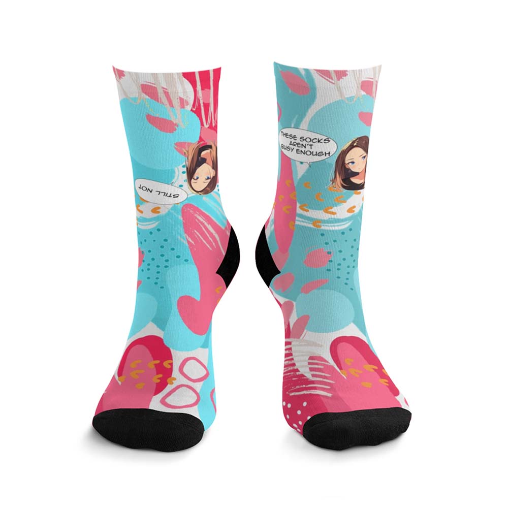 Lucy's Kaleidoscopic Socks